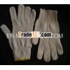 five finger cotton string knit glove and safety