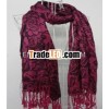 Wholesale cheap colored scarf stocklot H8205 new design fashion polyester scarf stocks