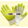 10 gauge cut resistant latex coated knit glove
