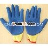 10 gauge latex coated work knit gloves