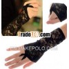 Holiday Nice Sexy Net Wedding Evening Party Dress Gloves Long Driver Gloves Black