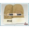 Warm Winter Sheepskin Gloves Mittens For Adults