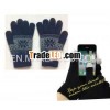 Knitted glove with screen-touch function