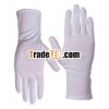 100% Cotton Interlock Gloves with Knitted Wrist