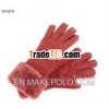 cold weather turn cuff fur gloves