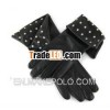 HM914 Fashion ladies leather glove new style for 2013