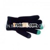 Iphone Two colors three finger acrylic winter warm touch screen gloves 2014 fashion gloves cheap glo