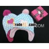 2013 fashional and lovely acrylic knitted trapper beanie with pompom for girl(HH0381)