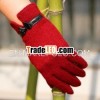 2013 Dark Red Cotton Glove