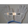 Polyester and cotton Glove, White glove