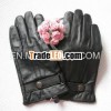 Supple Lambskin Motorcycle Driving Leather Gloves