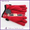 Women's polar fleece gloves with thinsulate lining