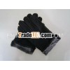 warm lambs wool glove in winter