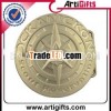 2013 Custom logo cheap metal round belt buckle