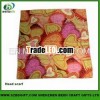 Colorful Heart Printed Square Scarf