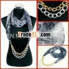 wholesale jeweled scarf with beads for women