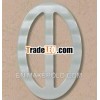 fashion oval dress polyester buckle