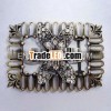 New design antique alloy rhinestone belt buckle