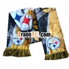 hot selling printed polyester soccer scarf /tema soccer scarf