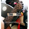 L112N, 2012 Ladies Lambskin Driving Leather Gloves Sun Block