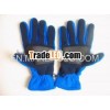 warm polar fleece gloves with feather for man