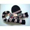 Knitted hat&scarf , kntted hat&scarf set, fashion hat&scarf,