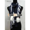 popular long shawl with lace frangle