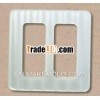 fashion white resin buckle for garment