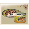 Pork mince &mushroom with bean paste (canned food)