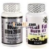 Combo ACAI Fat Burn #3 and Hoodia Ultra 2000 Diet Pill with Green Tea,  Grapefruit,  Apple Cide