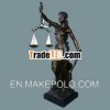 Goddess of Justice bronze statue