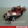 Emulational USA red military truck