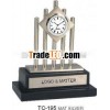 metal desk clock/fancy desk clock/Brass Desk Clock/brass ball clock/table top corporate gifts/corpor