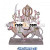 Marble god Maa Durga handicraft painted Maa Durga Ji sculpture new