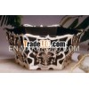 Metal Victorian Handicraft Antique Reproduction Basket w/inner
