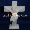 Alabaster Marble God Cross Jesus Statue beautiful new gifts home decor