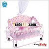 Swing baby bed with mosquito net Baby Rocking Bed with music