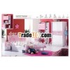 2012 New kid furniture bedroom for home is made from E1 MDF board and painting for children or teena