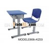 popular adjustable plastic school deak and chairE808 KZ03