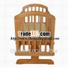 Pine wood GLIDER CRIB with locking device