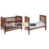 wooden baby bed