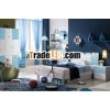 2013 kids size bedroom set is made by E1 MDF board and painting