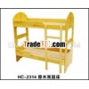 (HC-2314)2013 HIGH QUALITY WOODEN KIDS DOUBLE DECK BED
