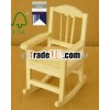 soild natural wooden children's chair