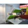 Vertical space saving wall bed, murphy bed, single, children bed, hidden bed with study table