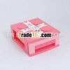 Single Layer Plastic Building Block Design Storage Cabinet/Plastic Drawer/Desk Cabinet//Table Cabine