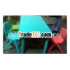 2013 New Model School Furniture/nursery school furniture/kids plastic table KF-25
