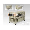 Wooden baby bed (0288)