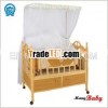 2013 No paint baby bed Solid pine baby crib