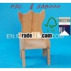 natural wooden children's chair